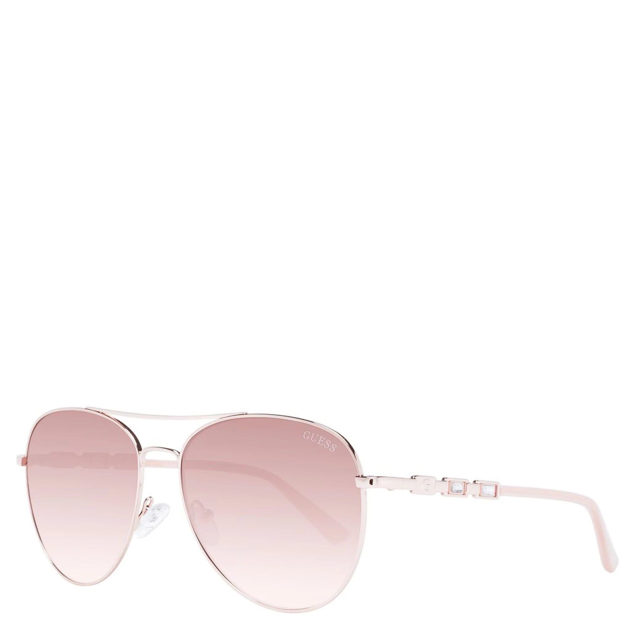 Rose Gold Metal Sunglasses