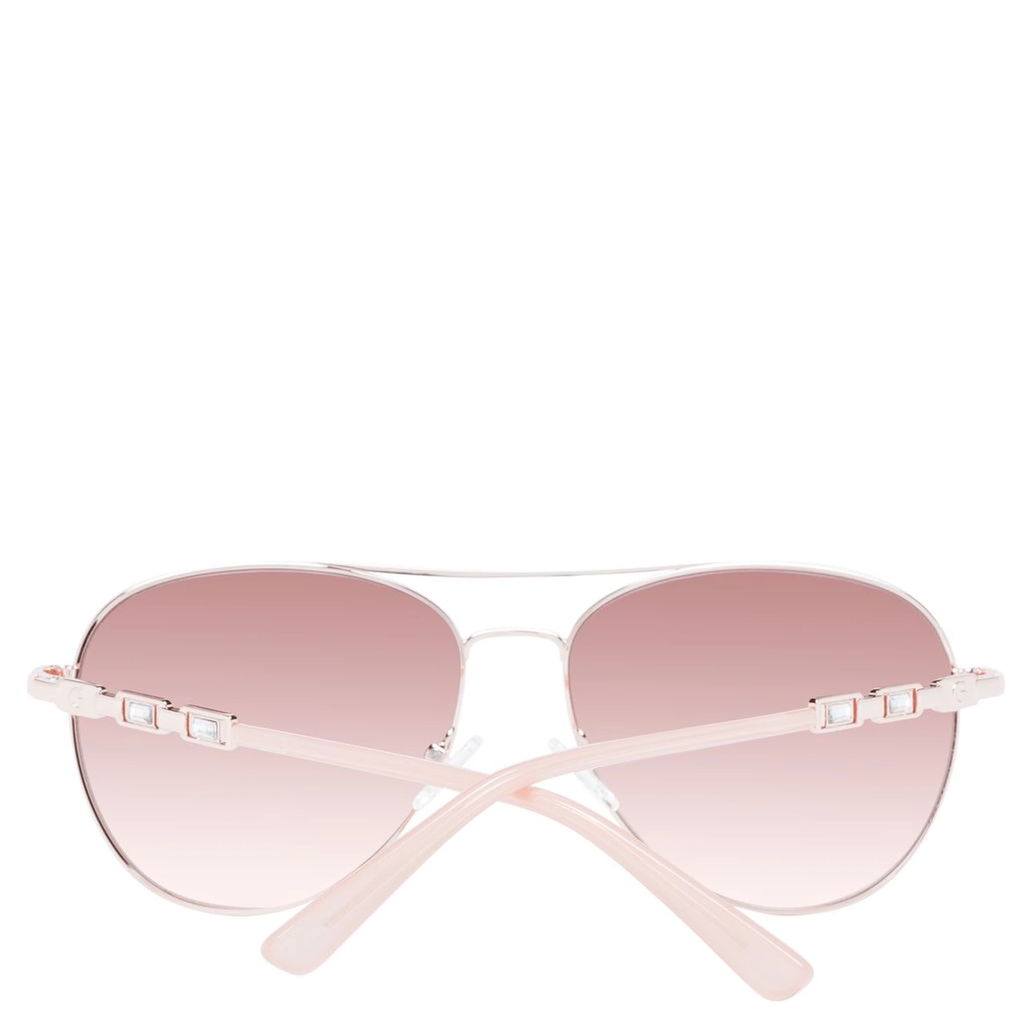 Rose Gold Metal Sunglasses