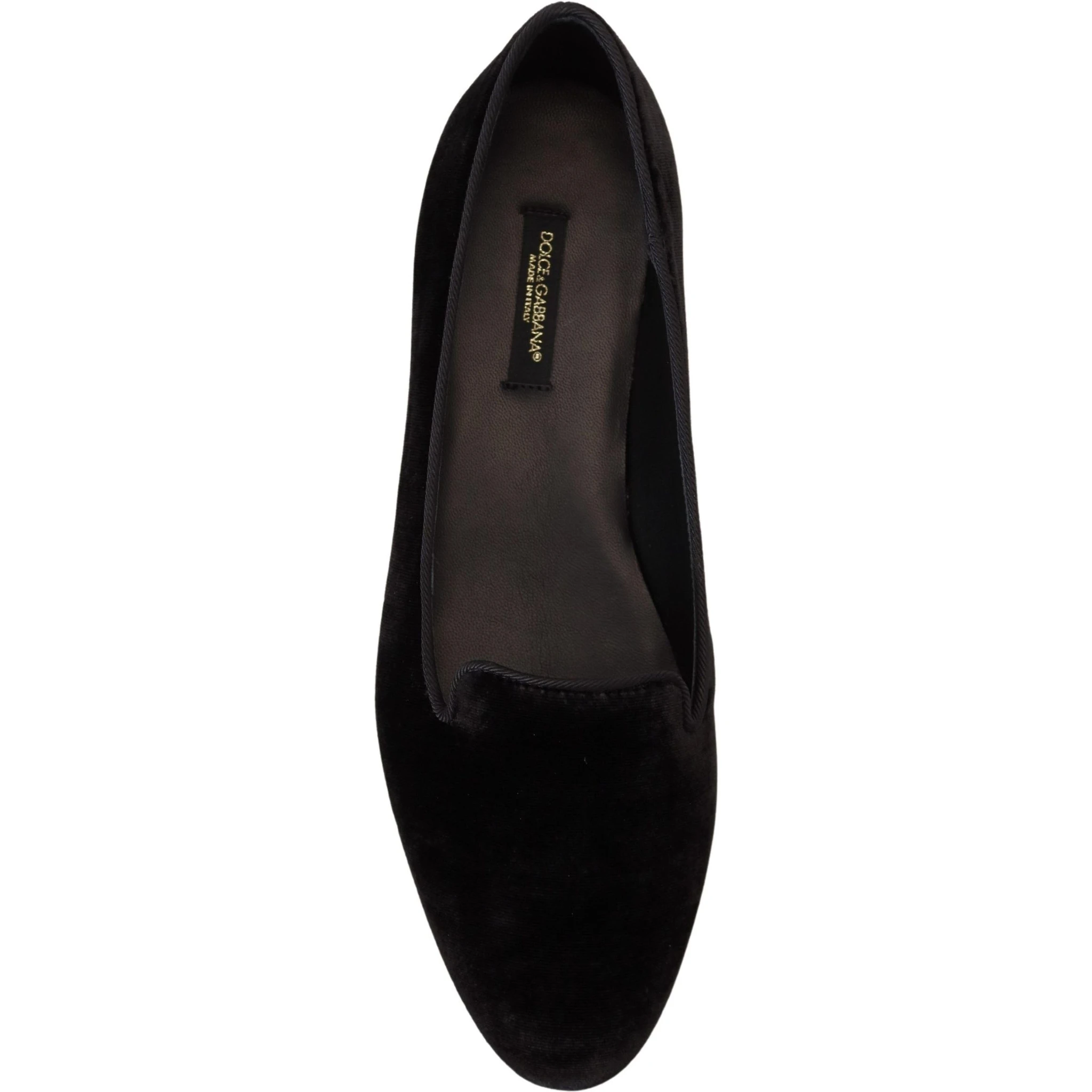Black Velvet Slip Ons Loafers Flats Shoes