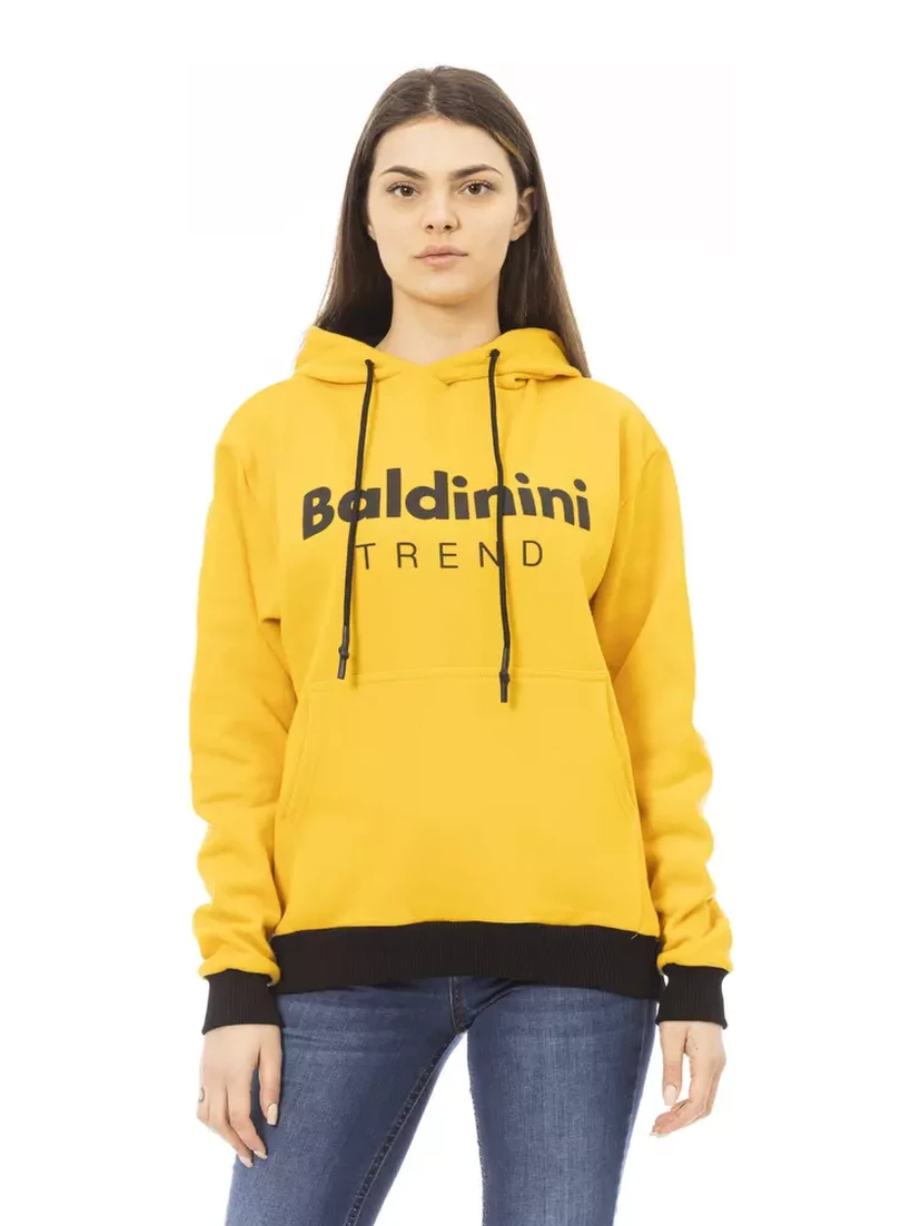 Yellow Cotton Sweatshirt