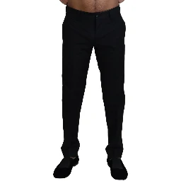 Black Chino Formal Cotton Pants