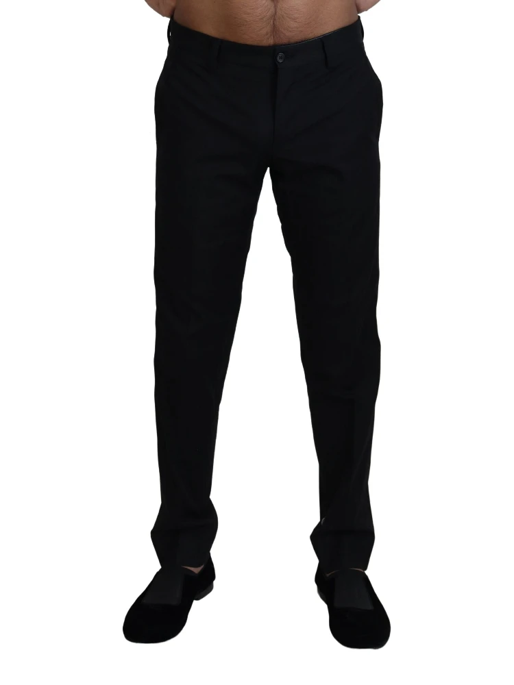 Black Chino Formal Cotton Pants