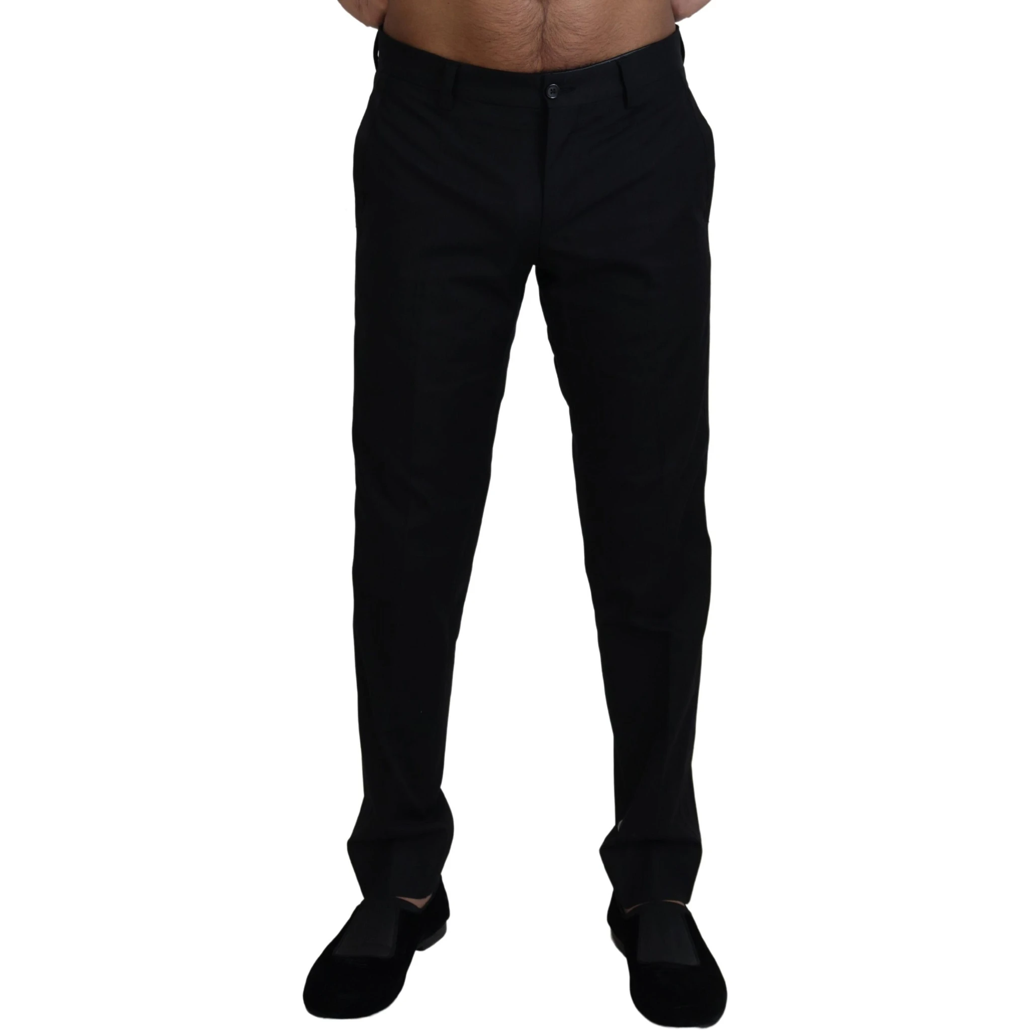 Black Chino Formal Cotton Pants