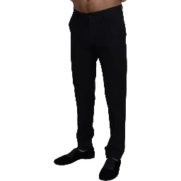 Black Chino Formal Cotton Pants
