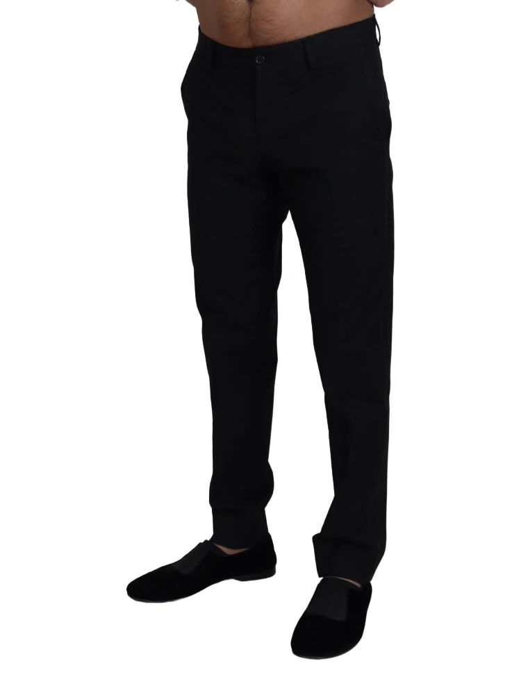 Black Chino Formal Cotton Pants alternative