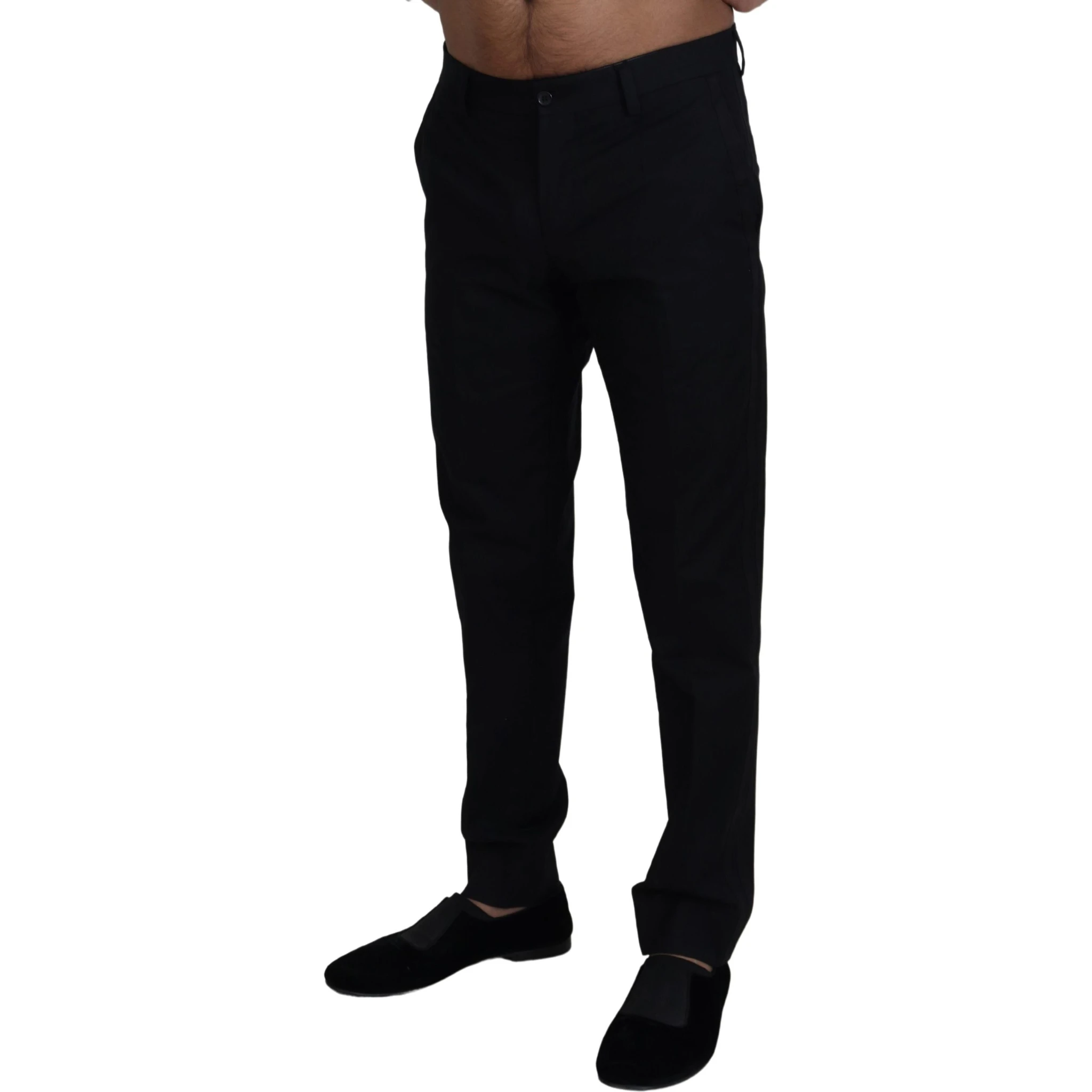 Black Chino Formal Cotton Pants