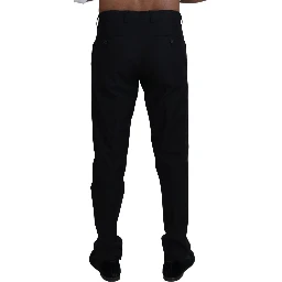 Black Chino Formal Cotton Pants