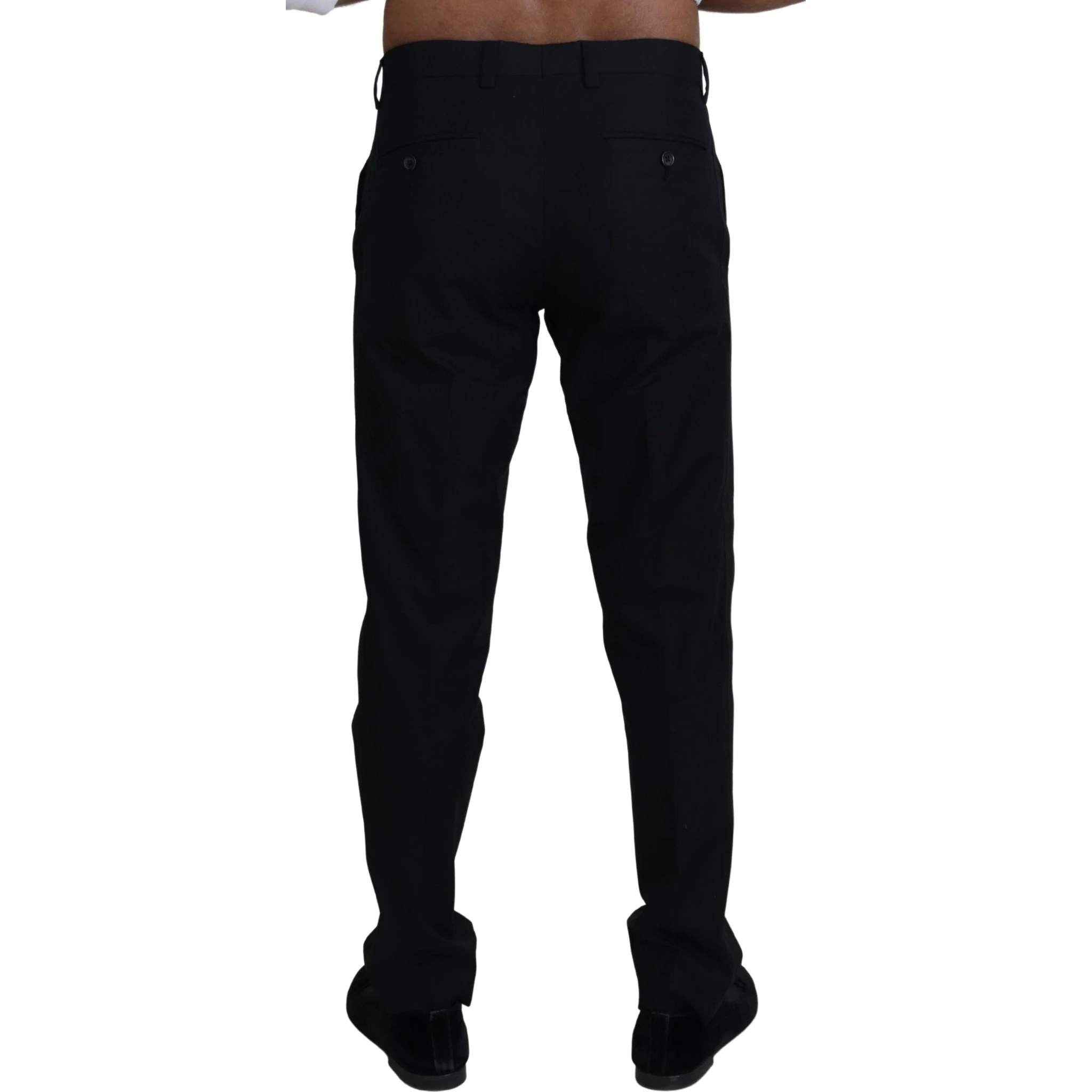 Black Chino Formal Cotton Pants