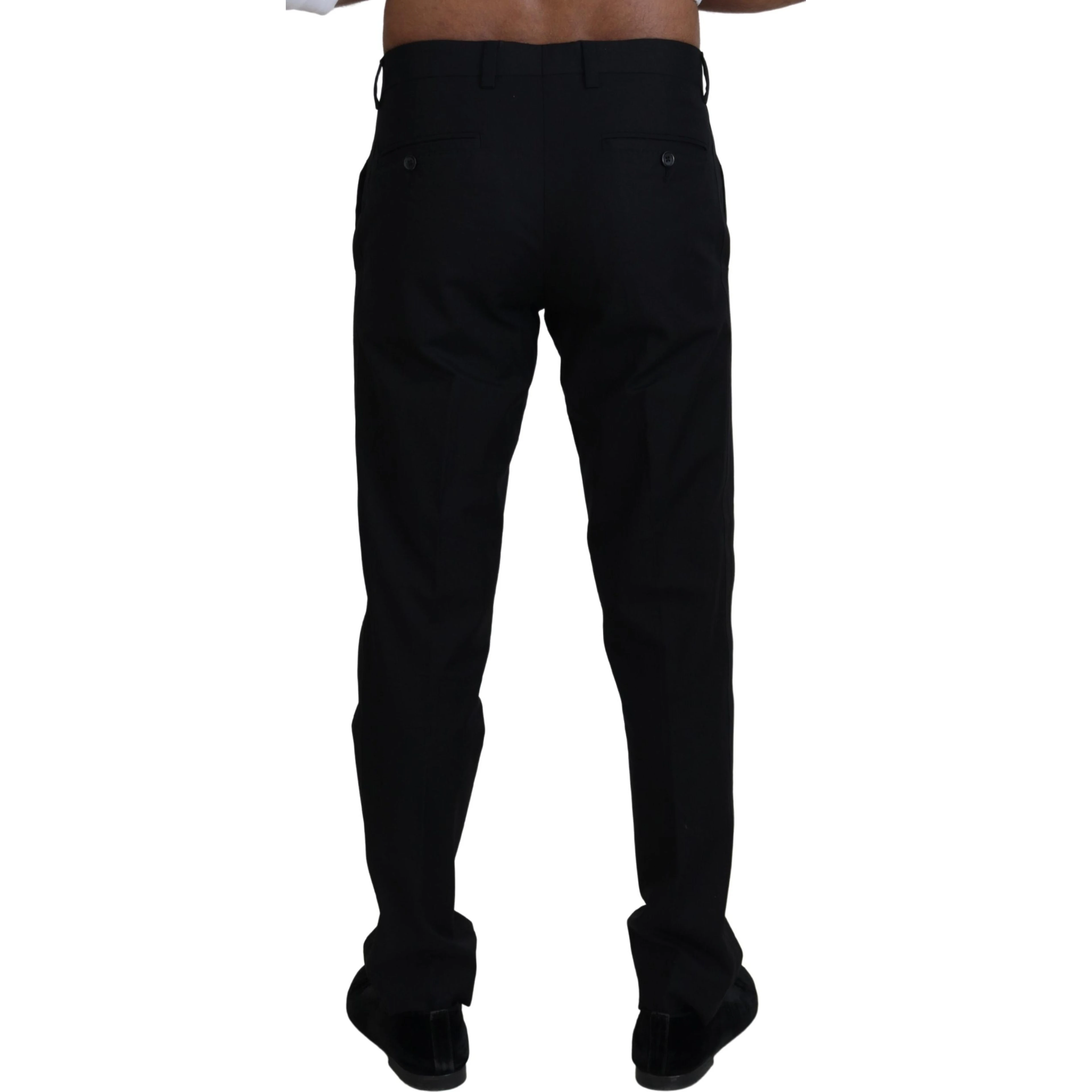Black Chino Formal Cotton Pants