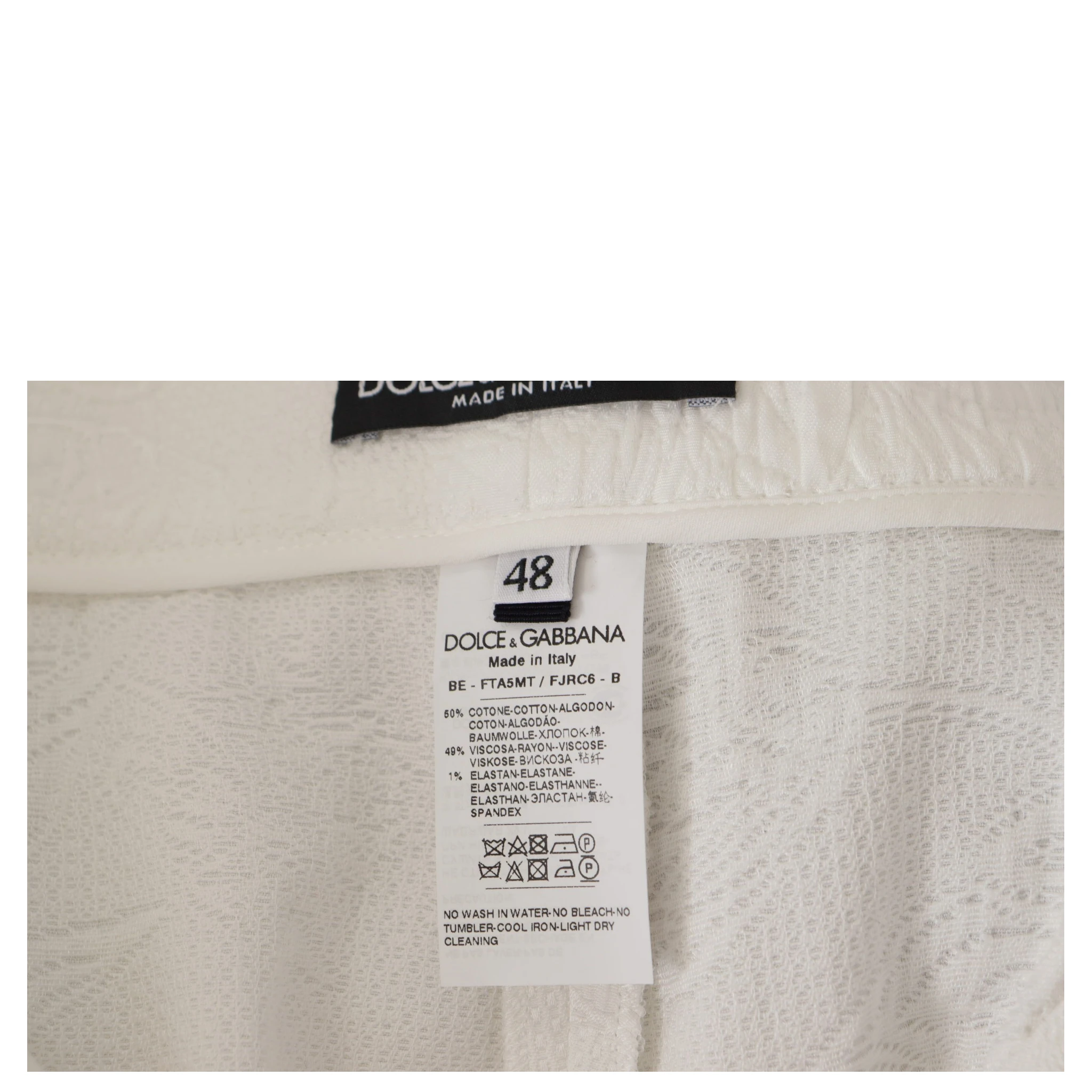 White High Waist Culotte Cotton Shorts