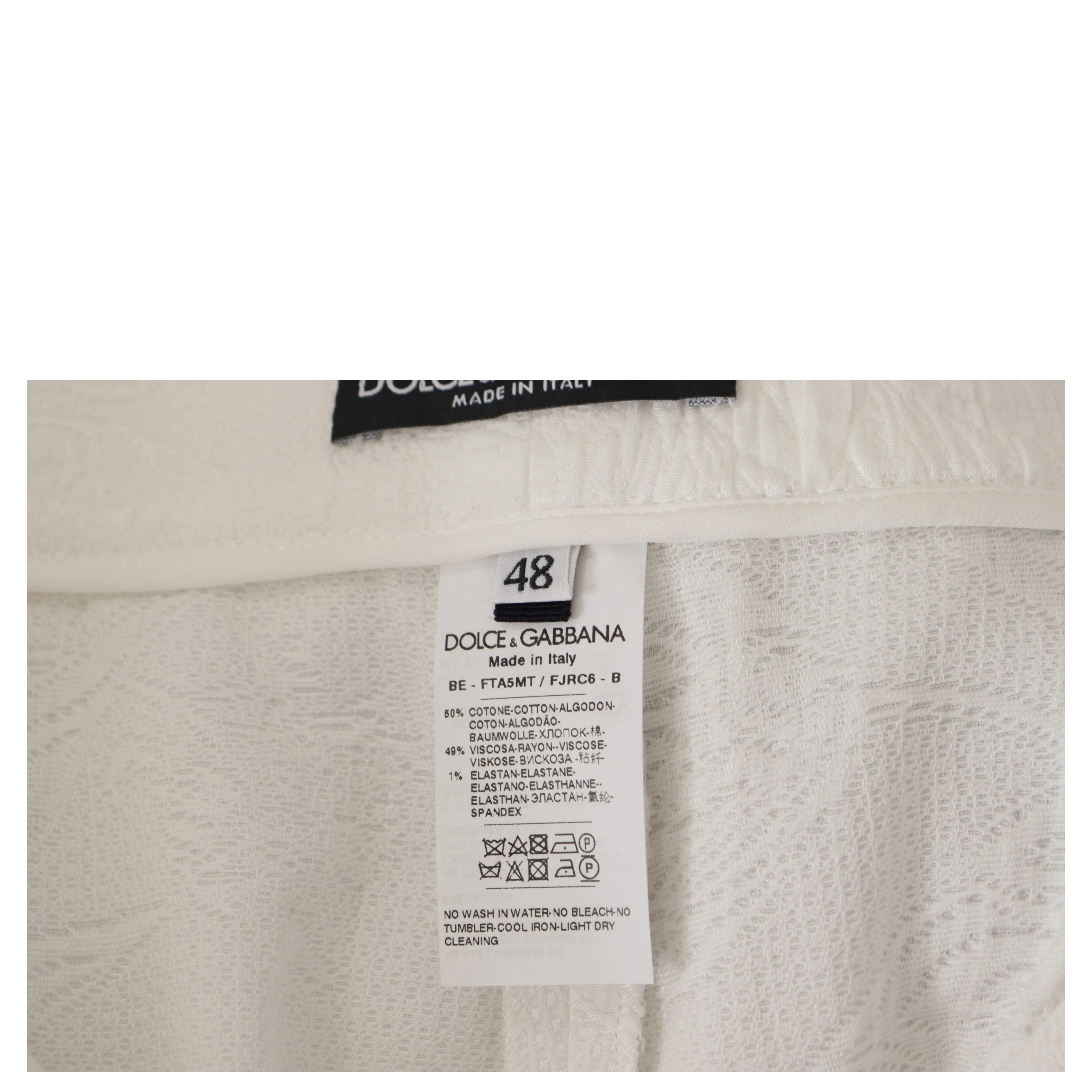 White High Waist Culotte Cotton Shorts