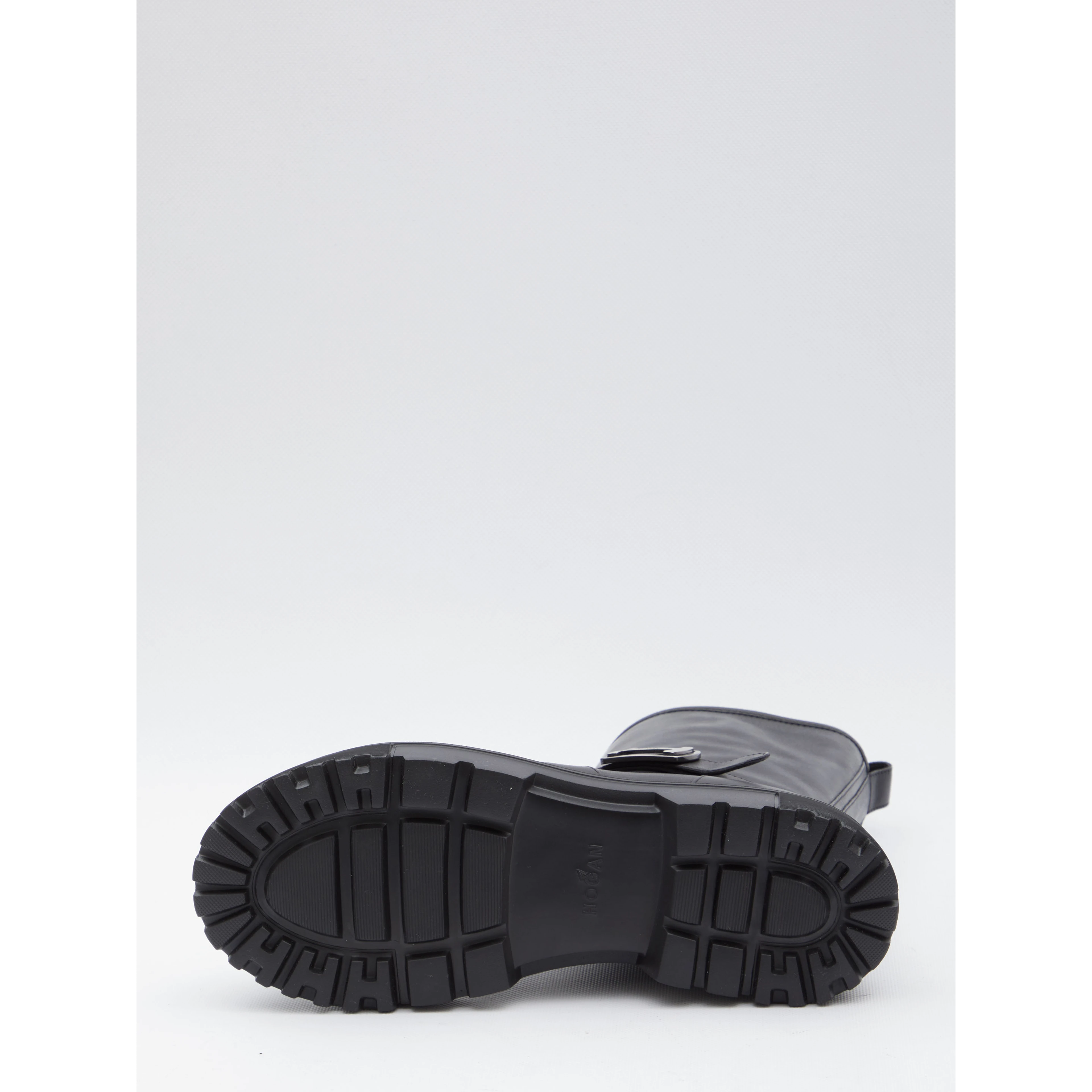 H619 Leather Biker Boot