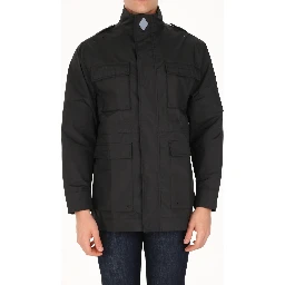 Windproof jacket 4 pockets black