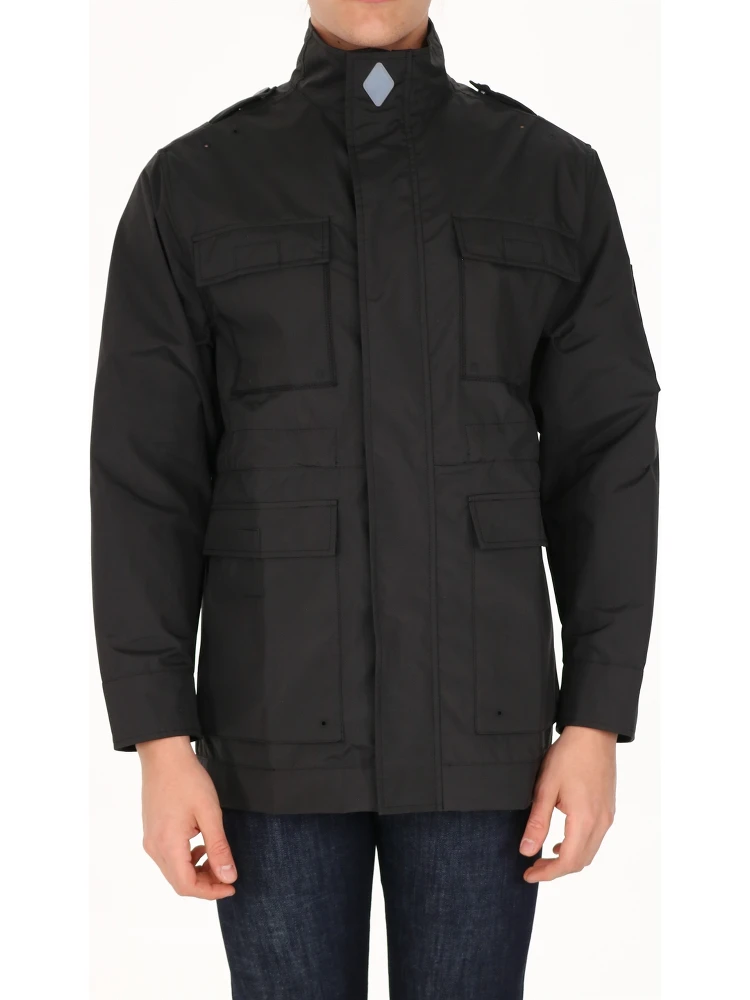Windproof jacket 4 pockets black