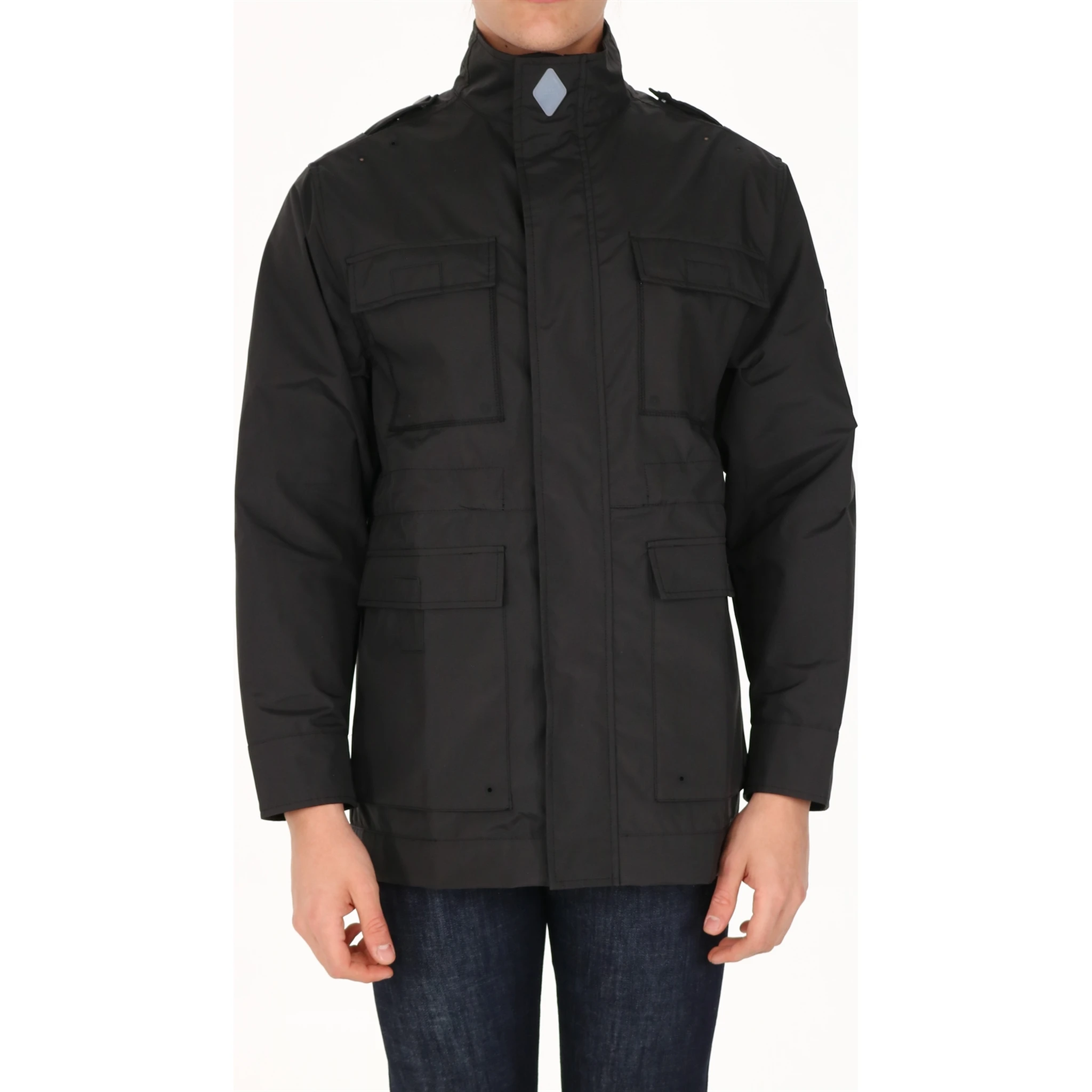 Windproof jacket 4 pockets black