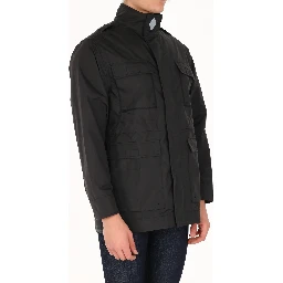 Windproof jacket 4 pockets black