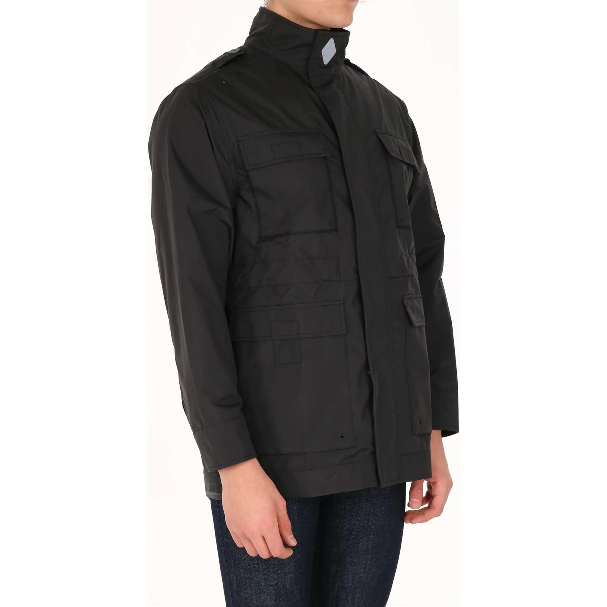 Windproof jacket 4 pockets black