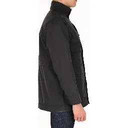 Windproof jacket 4 pockets black