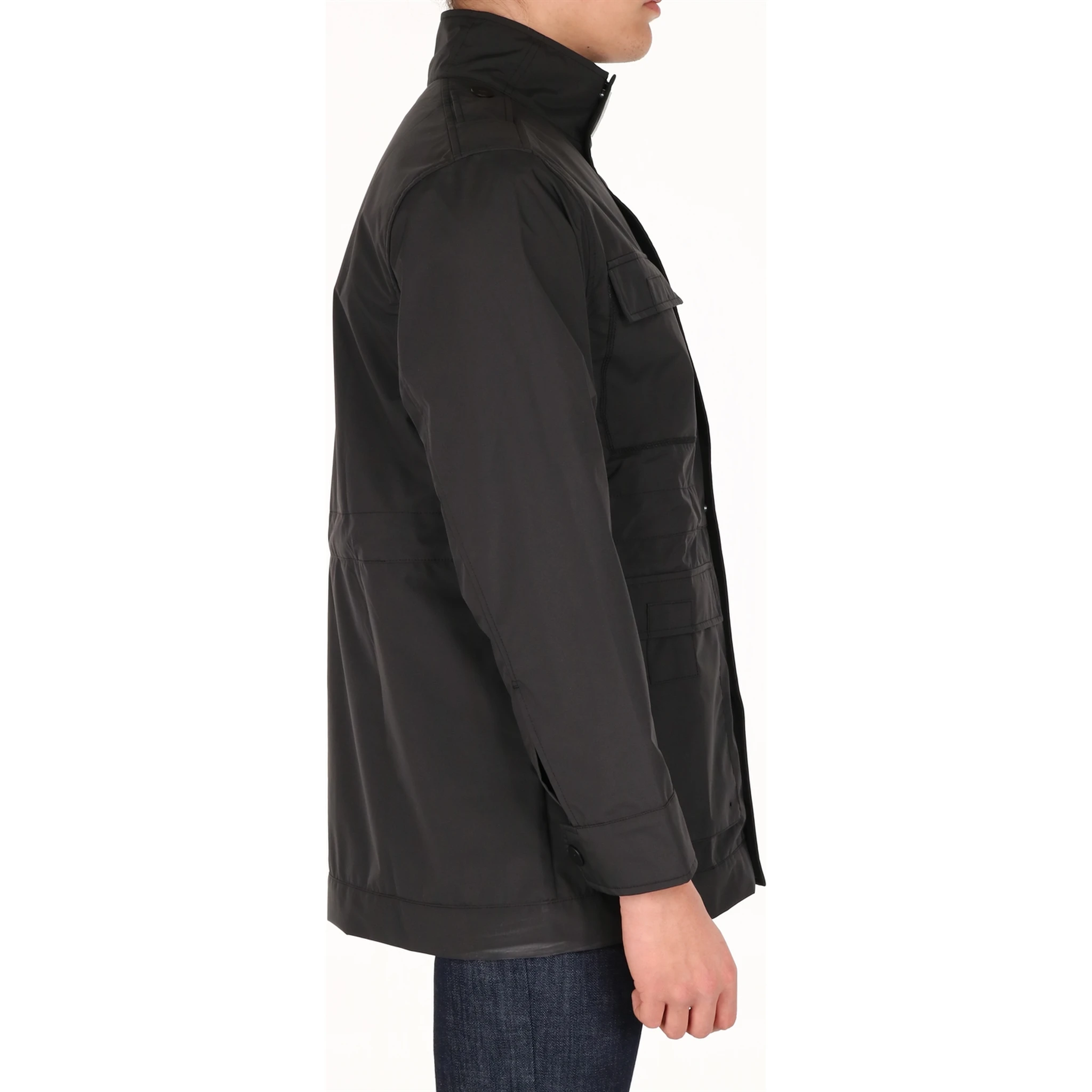 Windproof jacket 4 pockets black