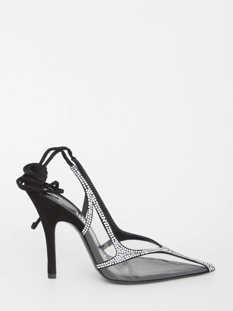 Venus Chrome slingback