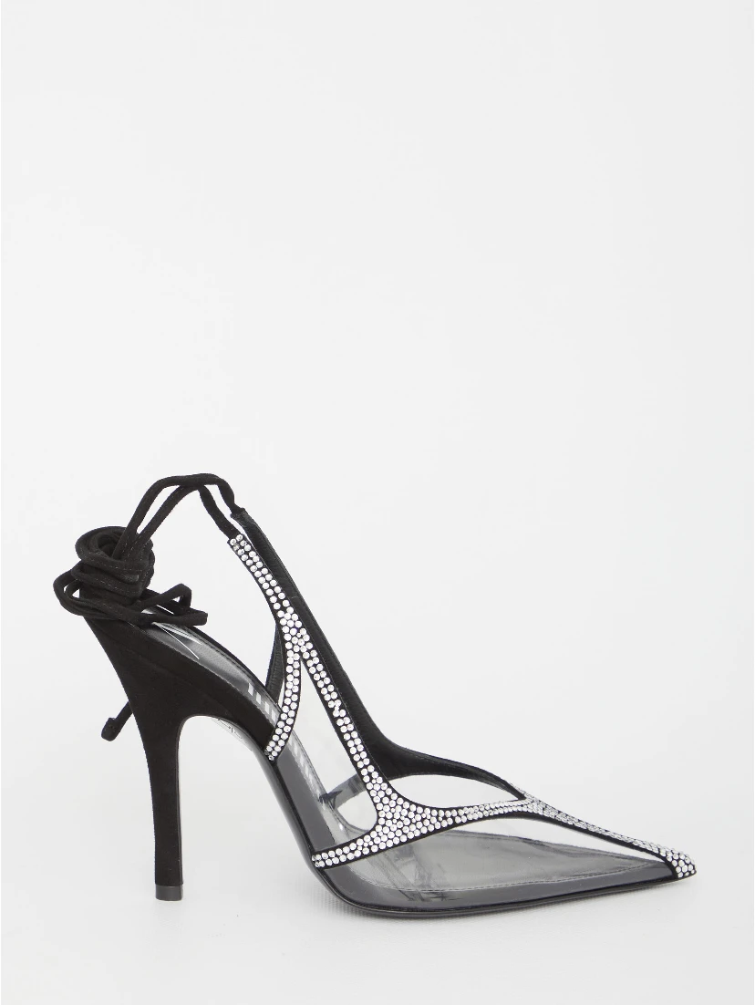 Venus Chrome slingback