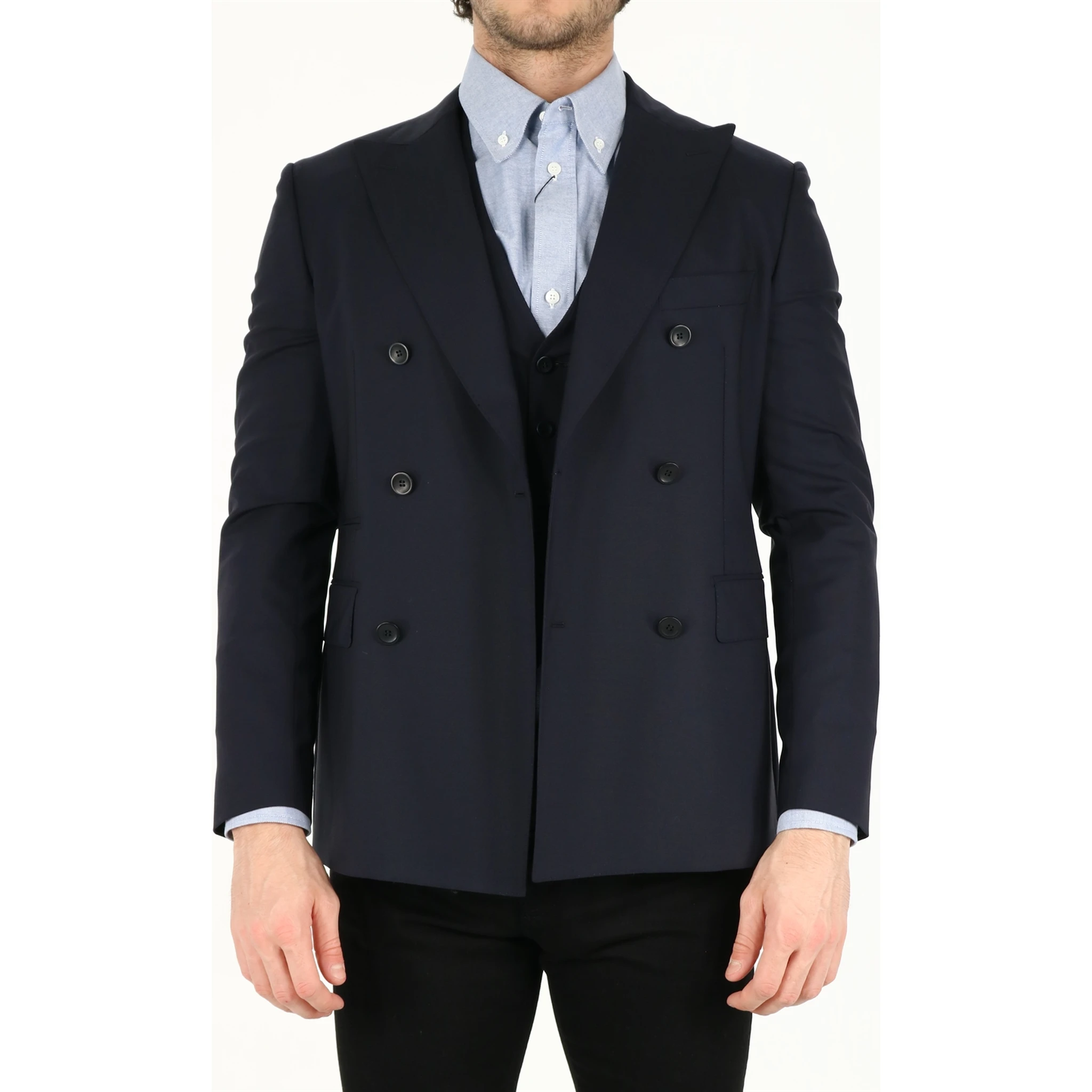 Blue wool jacket