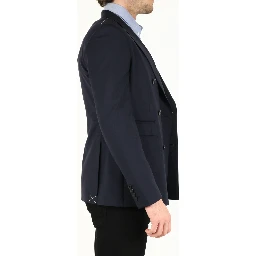 Blue wool jacket