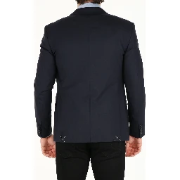 Blue wool jacket