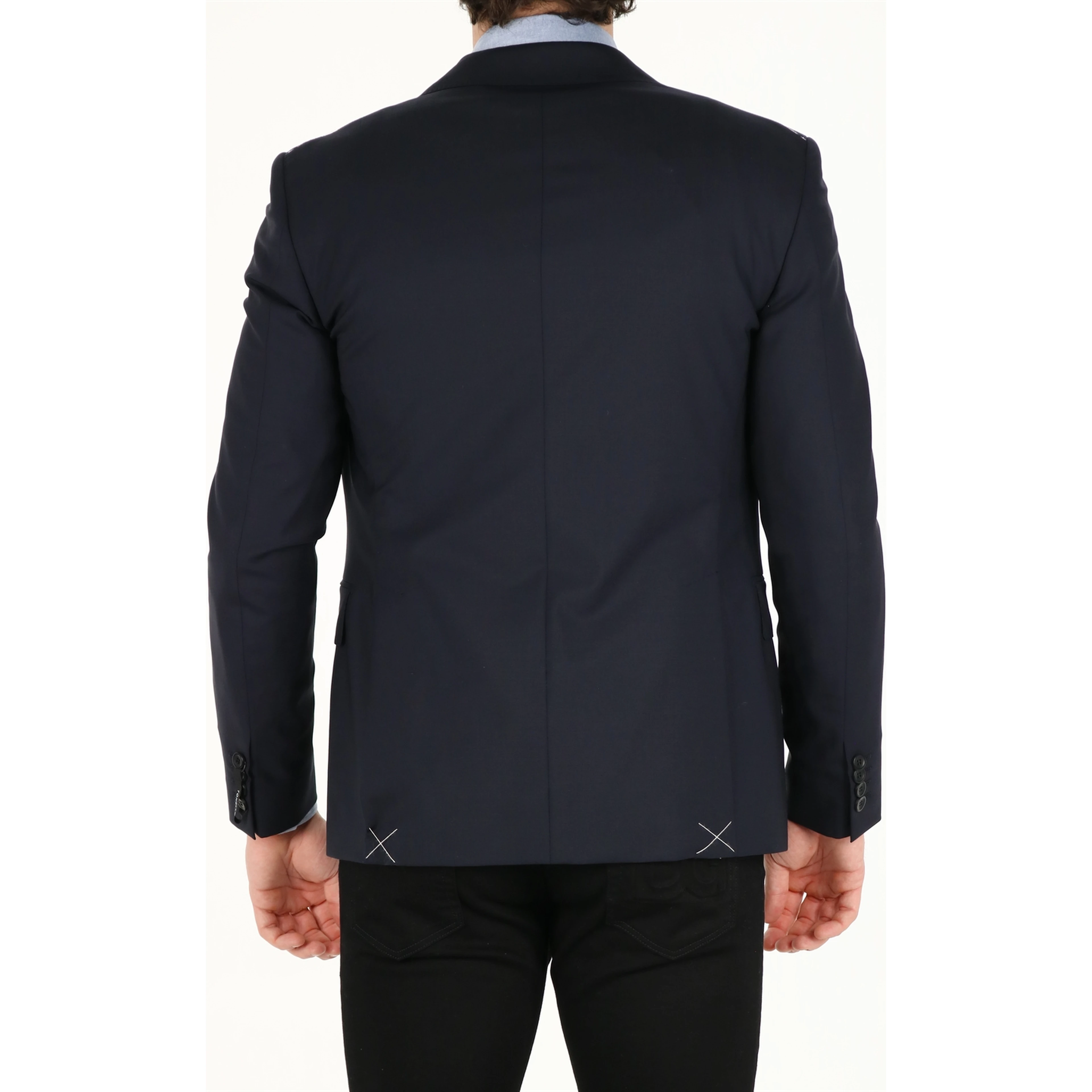 Blue wool jacket