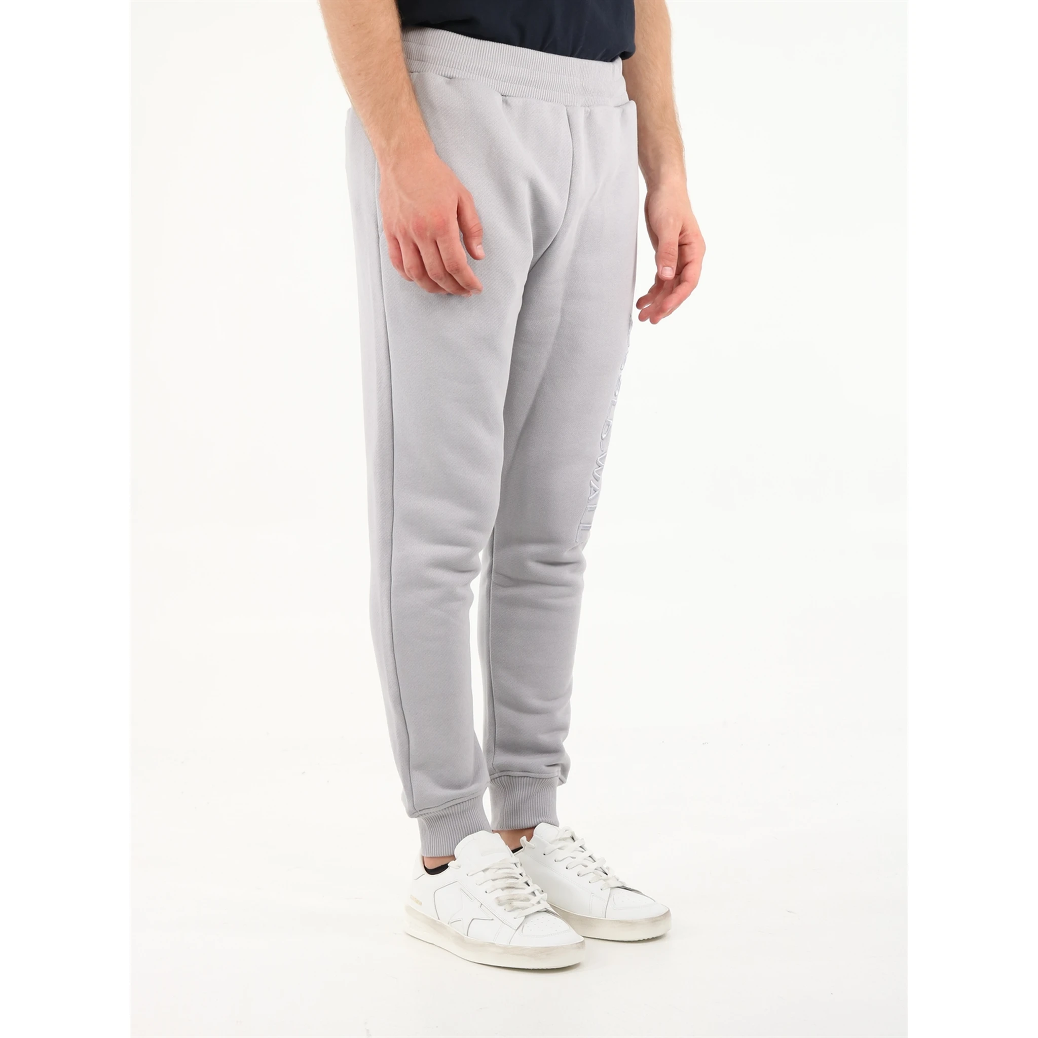 Gray jogging pants