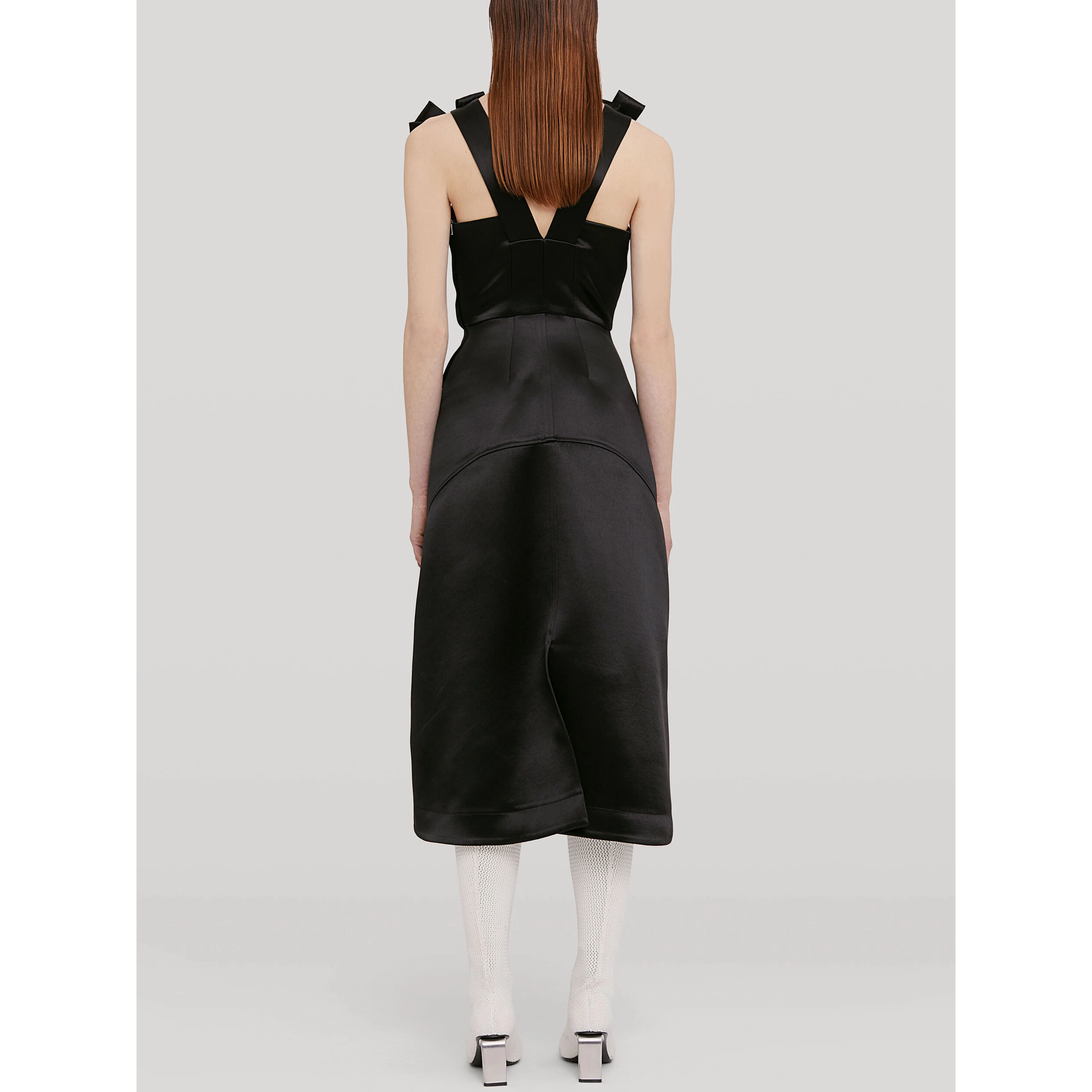 Bow-detail Midi Dress
