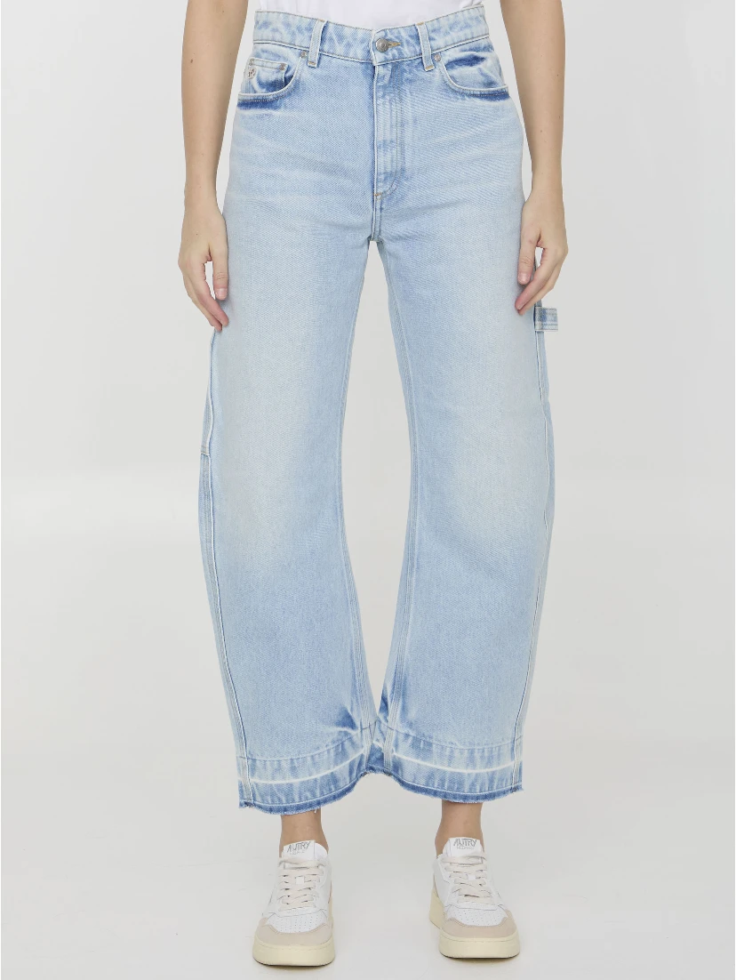 Banana leg Utility jeans