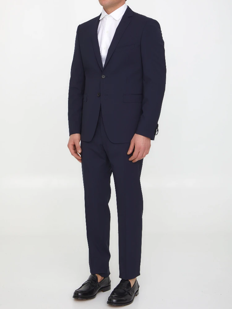 virgin wool-blend suit alternative