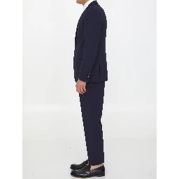 virgin wool-blend suit