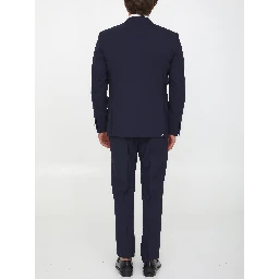 virgin wool-blend suit