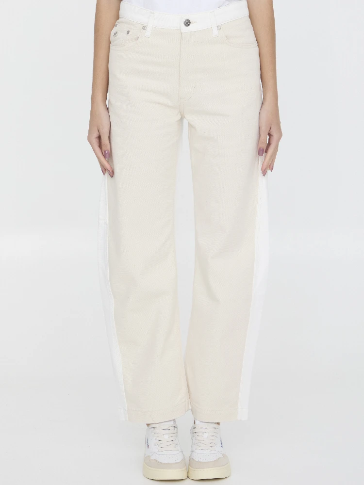 Banana leg Utility jeans