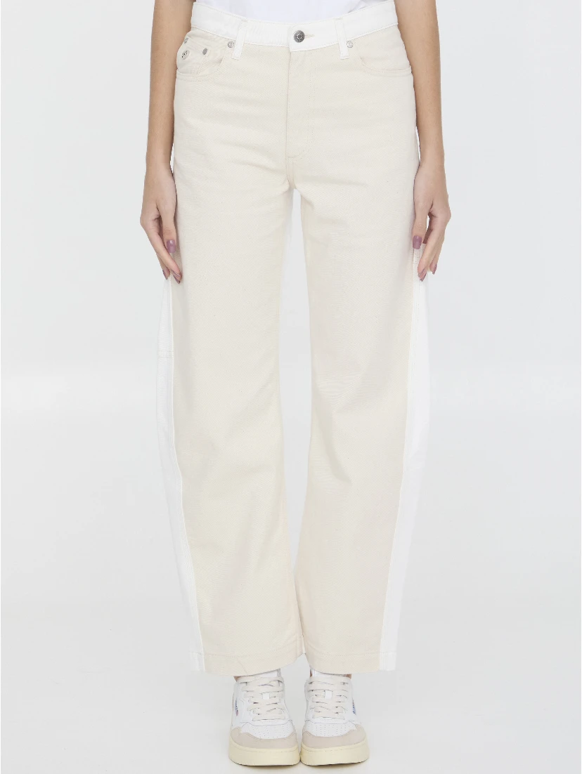 Banana leg Utility jeans