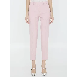 Wool tailored trousers