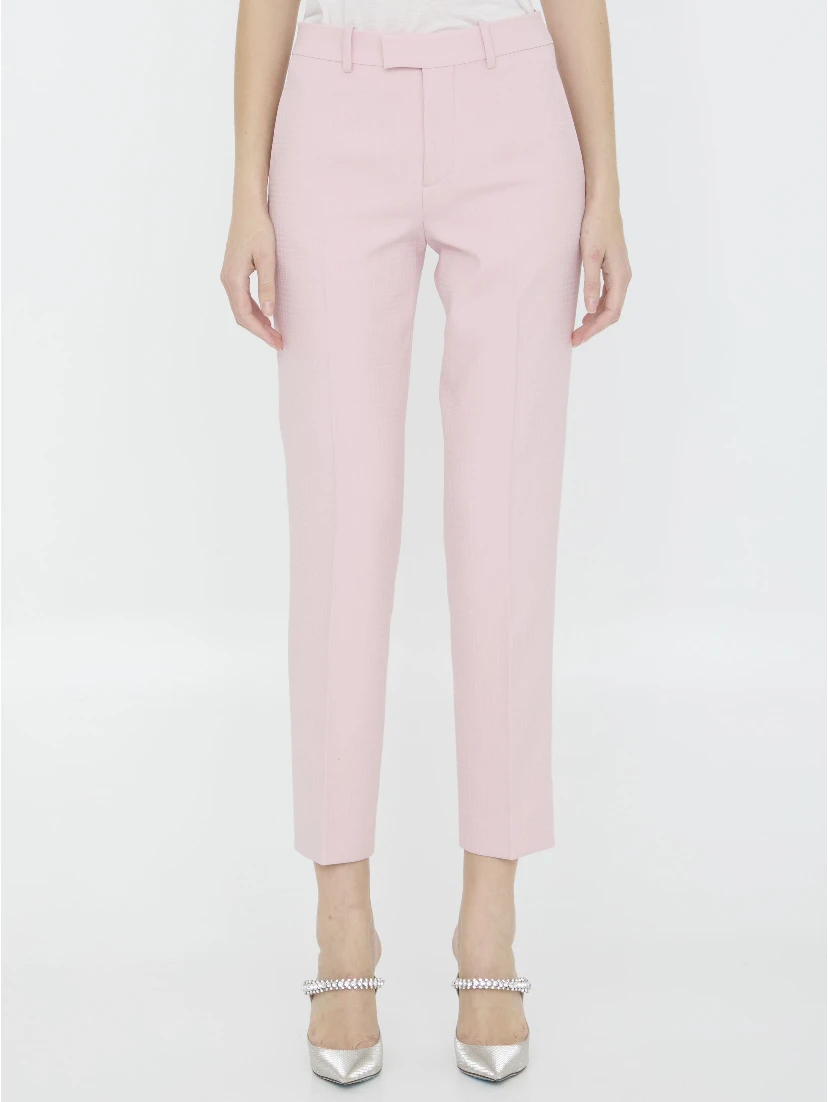 Wool tailored trousers