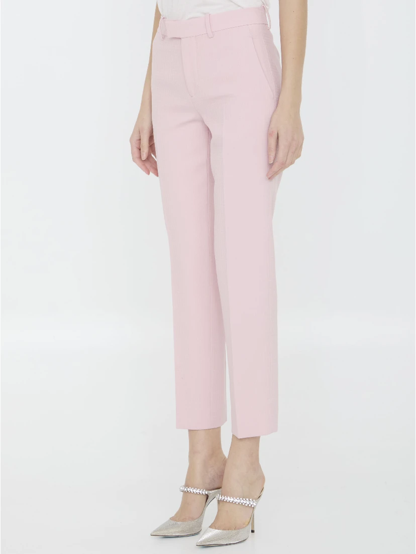 Wool tailored trousers