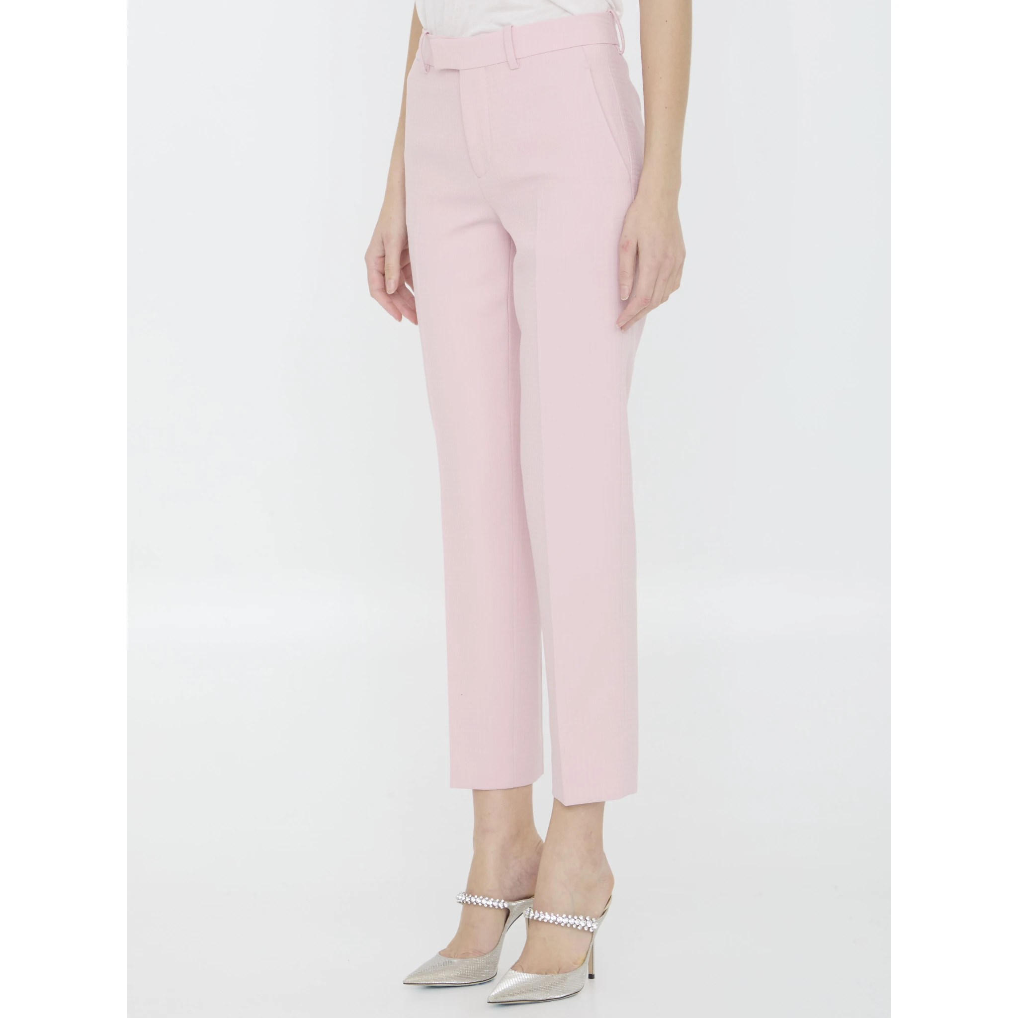 Wool tailored trousers