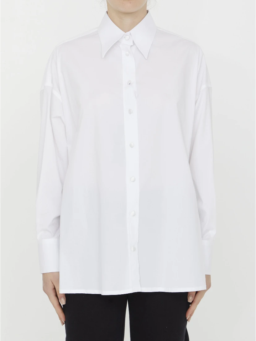 Cotton poplin shirt
