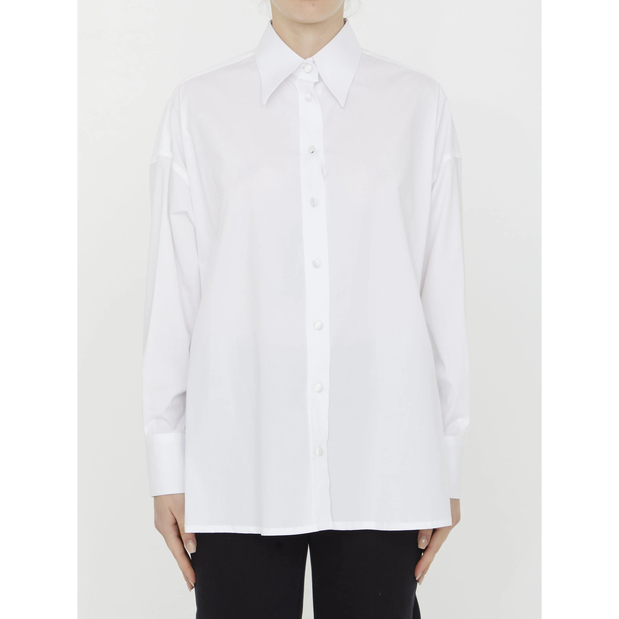 Cotton poplin shirt