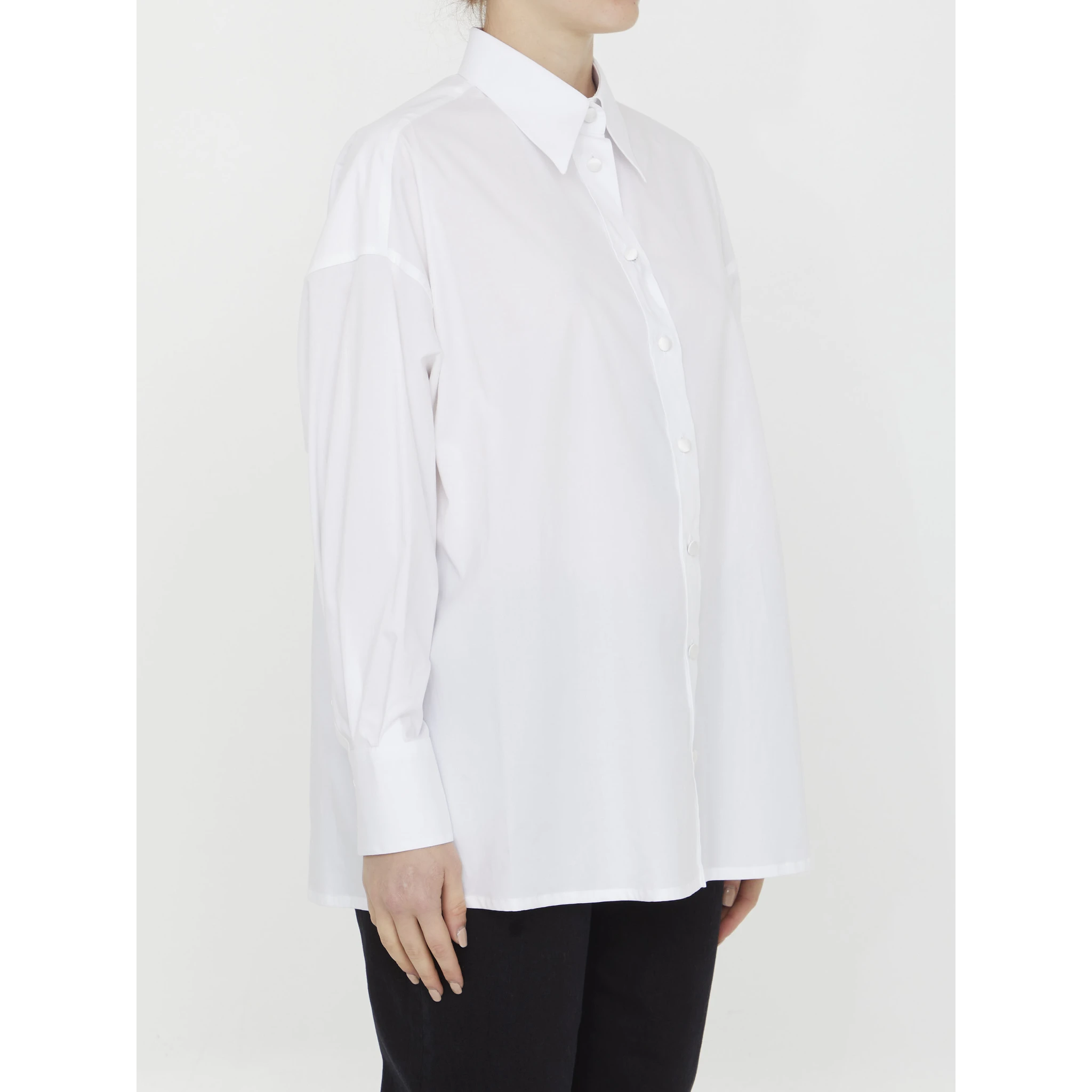 Cotton poplin shirt