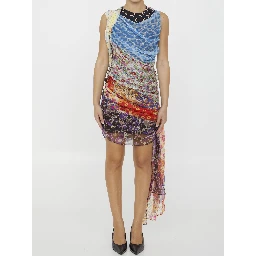 Regenerated Scarves dress
