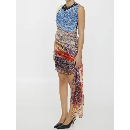 Regenerated Scarves dress