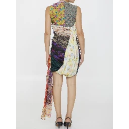 Regenerated Scarves dress