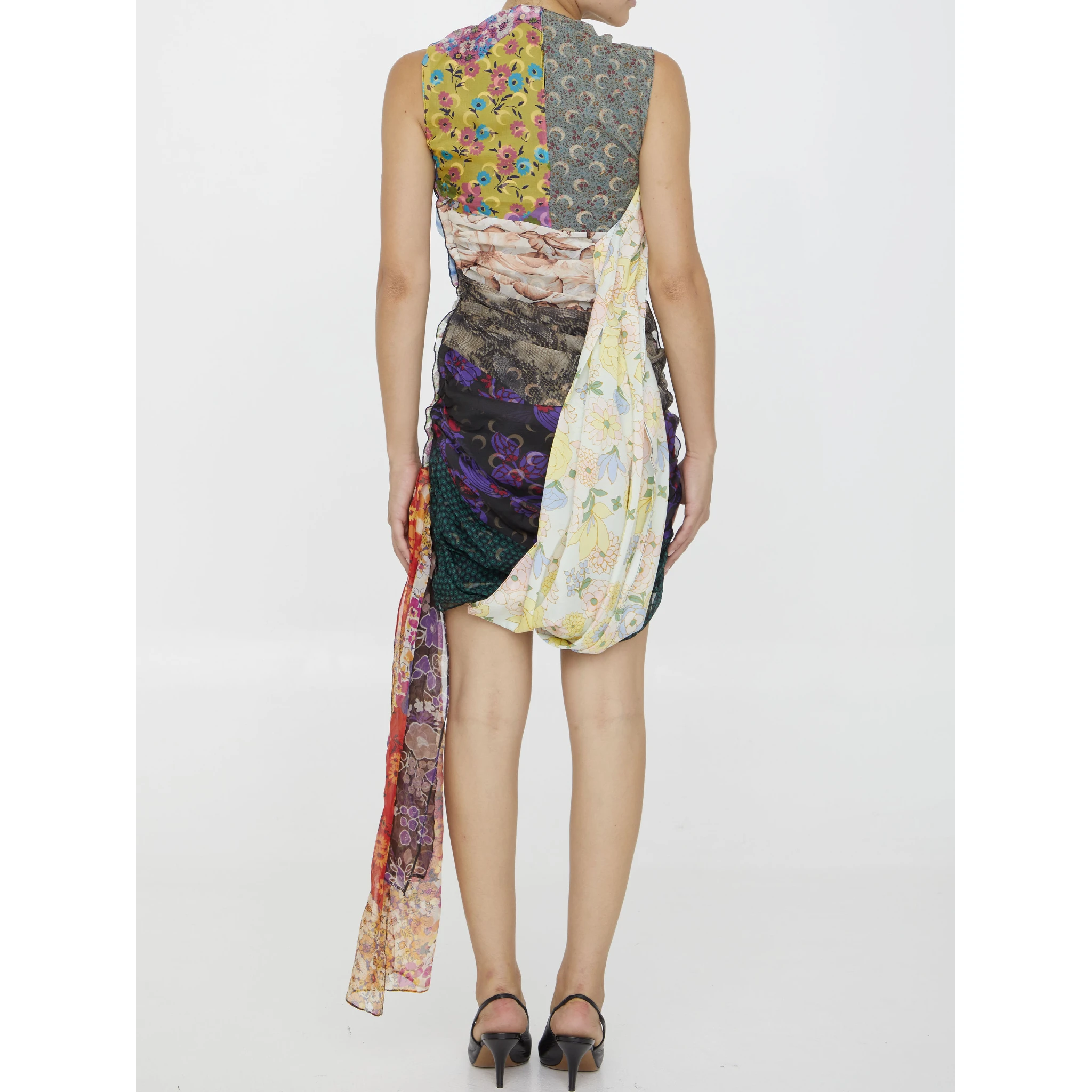 Regenerated Scarves dress