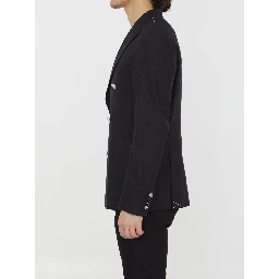 Double-breasted stretch jacket