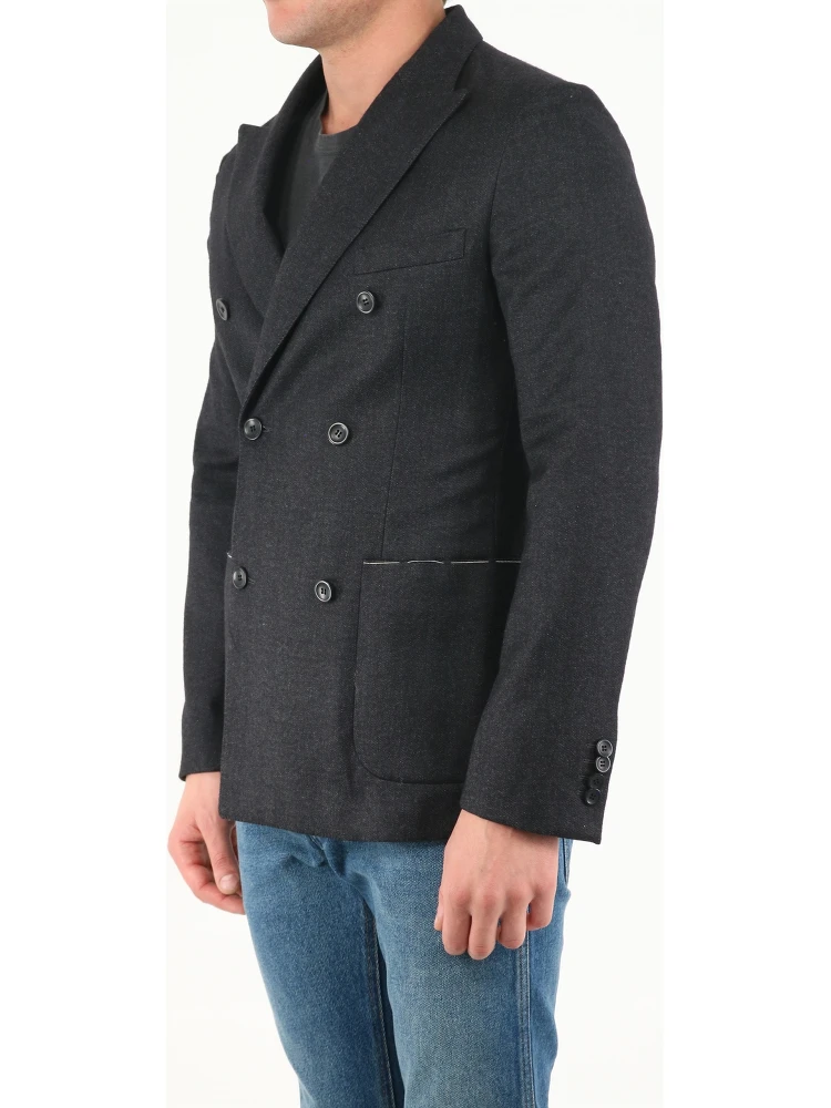 Double-breasted jacket alternative